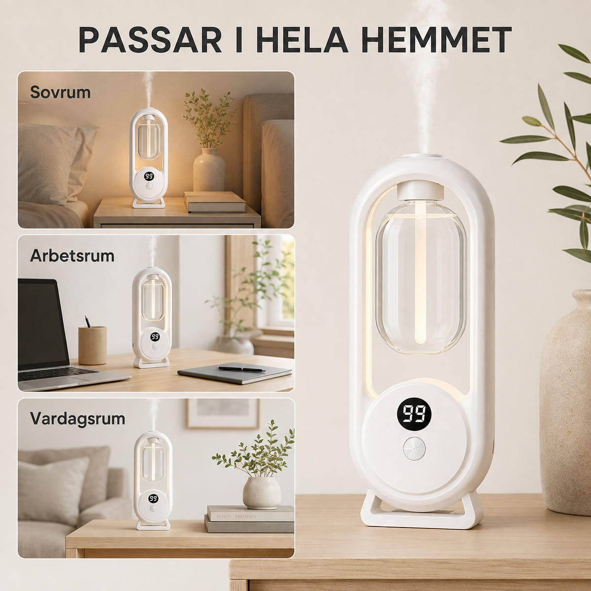 Automatisk doftspridare – väggmonterad eller fristående