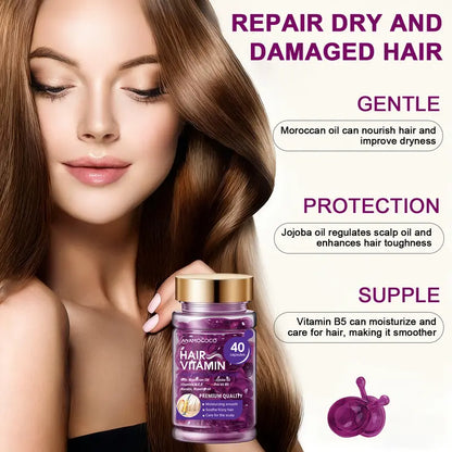 🌿Djupverkande hårmask – berikad med eteriska oljor och reparerande vård för skadat hår ✨💆‍♀️🛡️