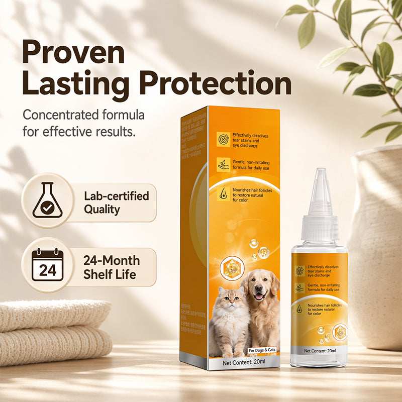 🐶 50 % RABATT NU! ✨ Skonsam ögonrengöring för hundar & katter – hjälper till att ta bort tårfläckar, smuts och orenheter 👀