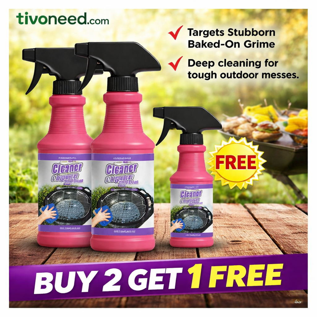 ✨ Tough Grease Gone Fast – Heavy-Duty Grill Cleaner Spray 💪
