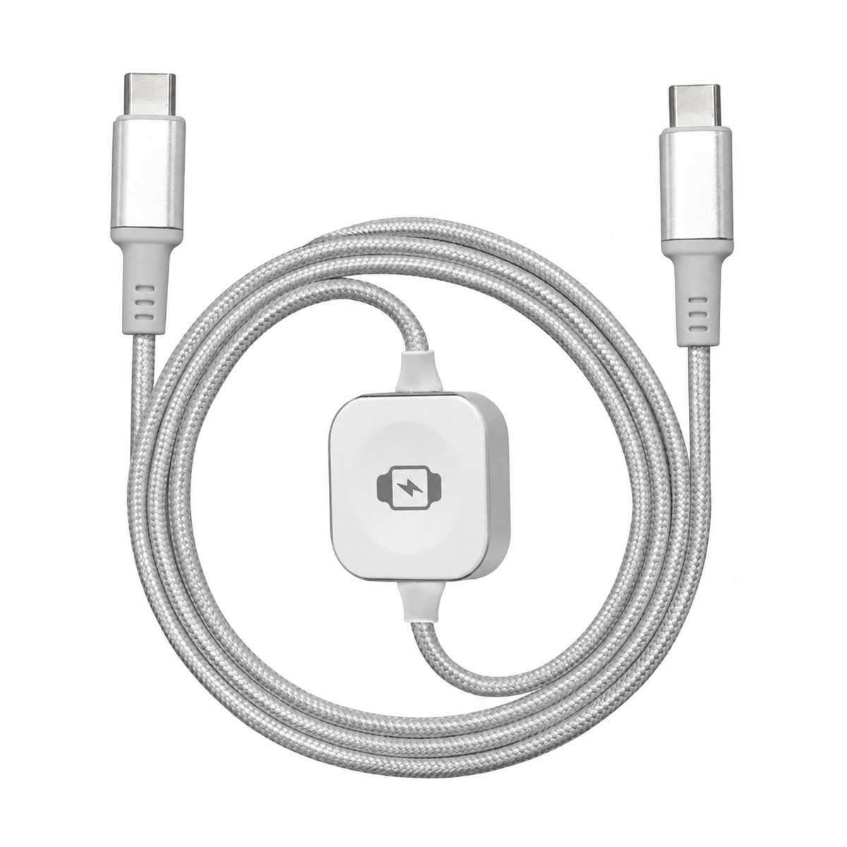 📱⌚ Snabbladdningskabel för flera enheter – Snap-On-laddare för klockor och USB-C-strömförsörjning