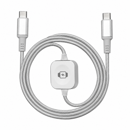 📱⌚ Snabbladdningskabel för flera enheter – Snap-On-laddare för klockor och USB-C-strömförsörjning