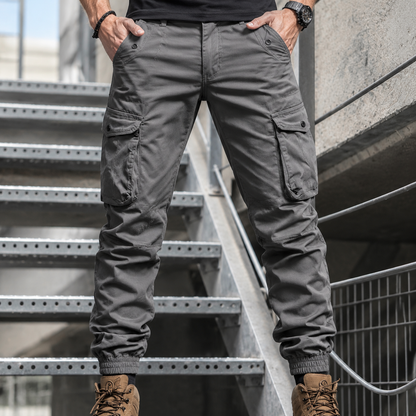 👖🎯Urban Tactical Cargo-byxor – Avsmalnande Passform & Många Fickor
