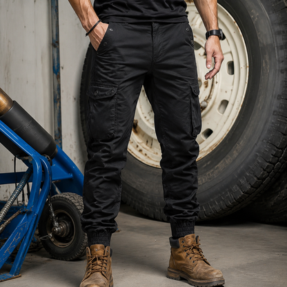 👖🎯Urban Tactical Cargo-byxor – Avsmalnande Passform & Många Fickor