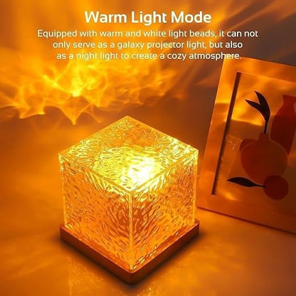 🛒50% RABATT NU! 🌊 Roterande Vågprojektor – Levande 3D-effekter, 16 Färgbyte & Lugnande Sovhjälp 🌙✨