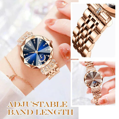 💎⌚ Diamond Moon Star Fashion Watch för kvinnor