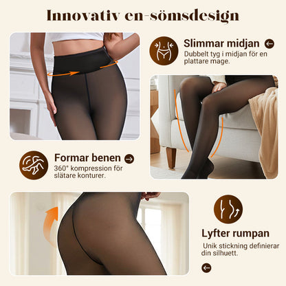 🍂Höstens bästsäljare|Vinterleggings med Foder – Värme, Komfort & Snygg Siluett💕