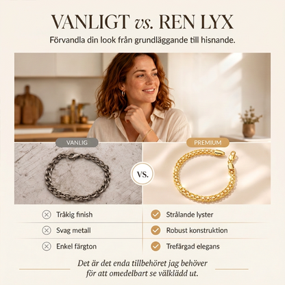 📿🔥Armband för damer med sammanfogad guldkedja