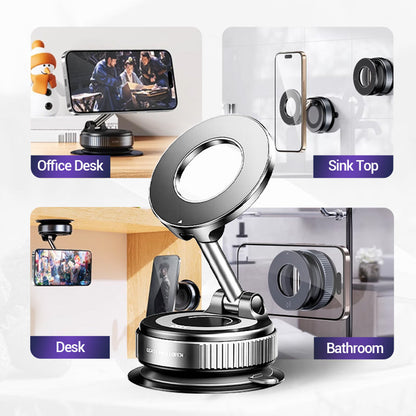 🔥Mehr kaufen mehr sparen🔄360° verstellbarer magnetischer Vakuum-Telefonhalter📱1
