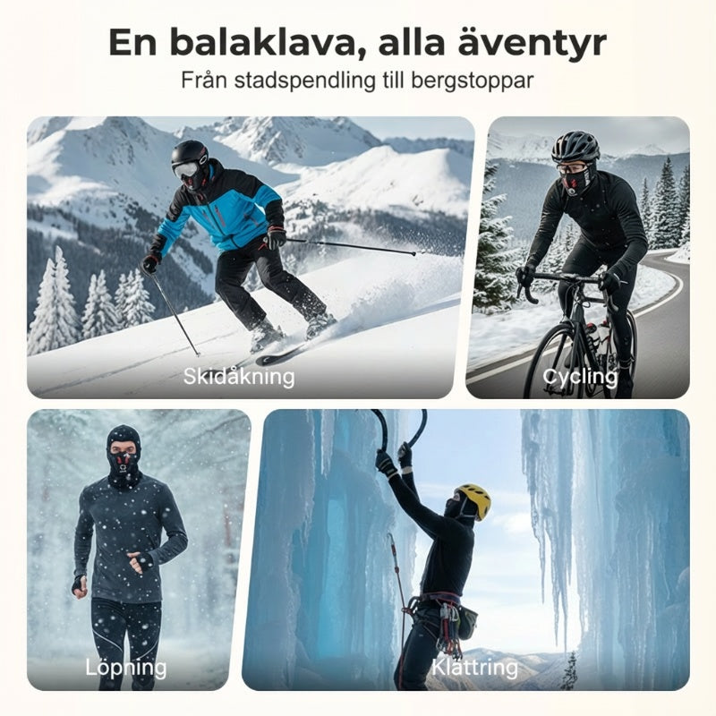 💥 49 % rabatt – Vindtät balaklava för dam och herr