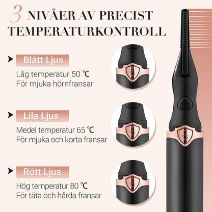 ✨ 50 % RABATT NU! 👁️ Skonsam uppvärmd ögonfransböjare för naturligt lyft och långvarig böjning