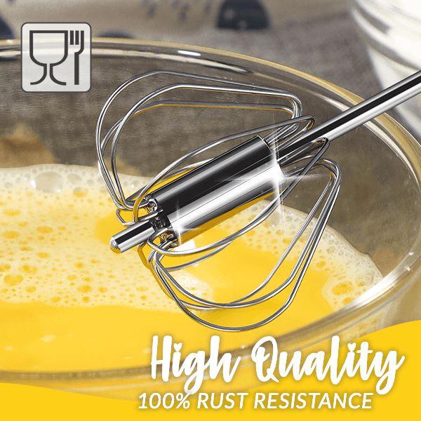🛒50% RABATT NU! 🌟Semiautomatisk visp i rostfritt stål – Enkel att använda för grädde, äggsmet och bakning 🧁✨