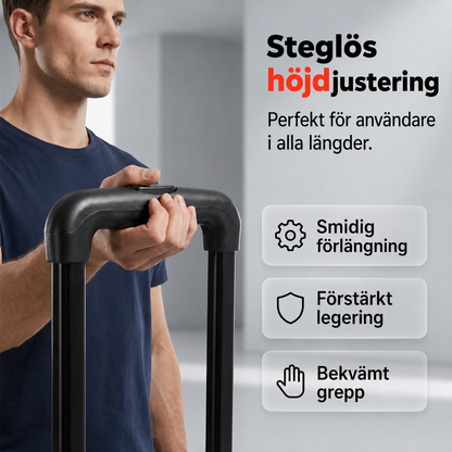 🛒 50% RABATT NU! 💪 Hopfällbar Tystgående Säckkärra – 150 kg Bärkraft & Teleskophandtag – Perfekt för Flytt, Shopping & Förvaring 🏠