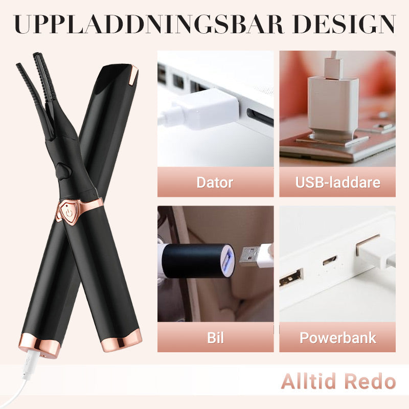 ✨ 50 % RABATT NU! 👁️ Skonsam uppvärmd ögonfransböjare för naturligt lyft och långvarig böjning