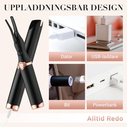 ✨ 50 % RABATT NU! 👁️ Skonsam uppvärmd ögonfransböjare för naturligt lyft och långvarig böjning