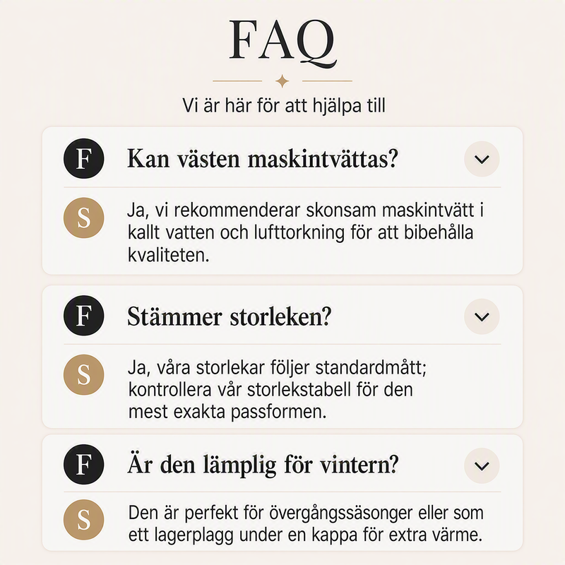 ❄️ Lång vadderad damväst med dragkedja – varm och bekväm