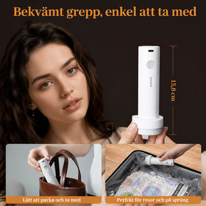🎁 Resevakuumförvaringspåsar & Portabel Pumpuppsättning