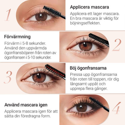 ✨ 50 % RABATT NU! 👁️ Skonsam uppvärmd ögonfransböjare för naturligt lyft och långvarig böjning
