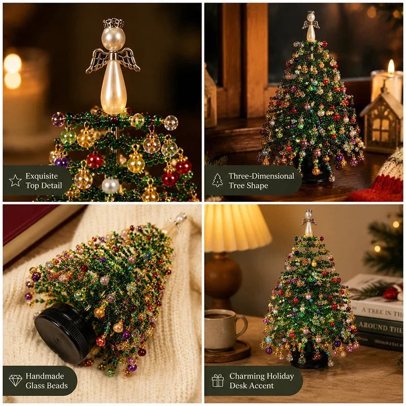 🎄✨ DIY-kit för julgran med pärlor – 🎅Skapa din egen glittrande juldekoration
