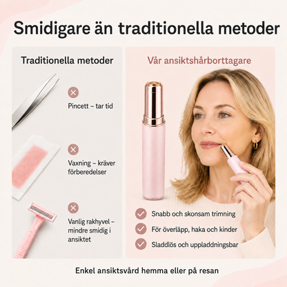 2-i-1 ansiktstrimmer för ögonbryn och ansiktshår✨️