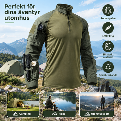 🧗50% RABATT 🎒 | HERR Outdoor Jacka med Fickor – Komfortabel Träningsjacka för Vandring & Friluftsliv