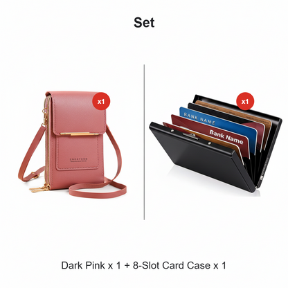 🔥💐SPRING DAY SALE £8.99!!⚡50K+ SOLD!🎁Women's Touch Screen Mobile Phone Messenger bag🤩
