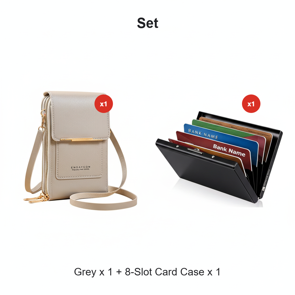 🔥💐SPRING DAY SALE £8.99!!⚡50K+ SOLD!🎁Women's Touch Screen Mobile Phone Messenger bag🤩