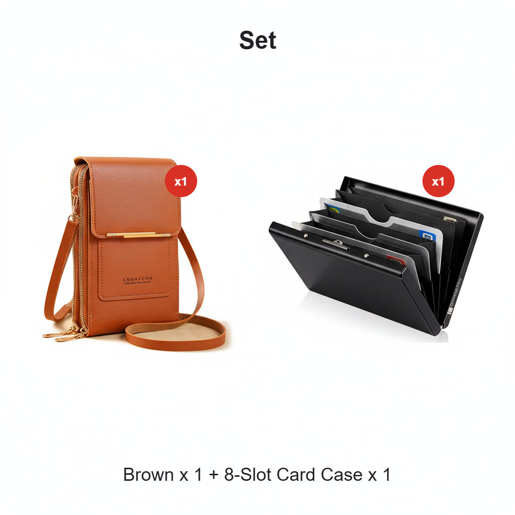 🔥💐SPRING DAY SALE £8.99!!⚡50K+ SOLD!🎁Women's Touch Screen Mobile Phone Messenger bag🤩