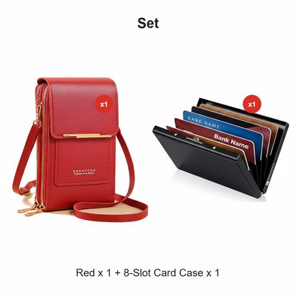 🔥💐SPRING DAY SALE £8.99!!⚡50K+ SOLD!🎁Women's Touch Screen Mobile Phone Messenger bag🤩