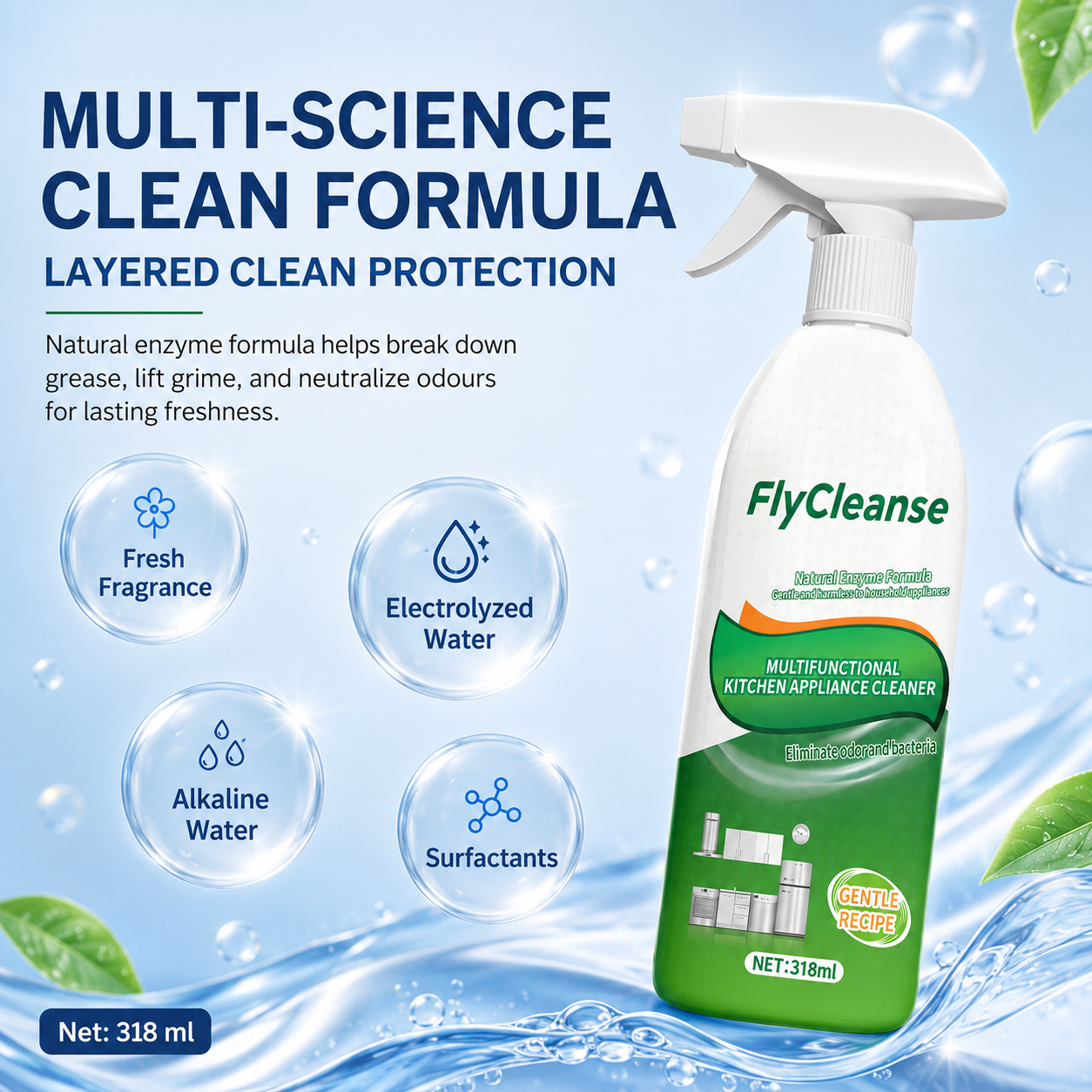 Multi-Purpose Enzyme Cleaner for Kitchen & Home