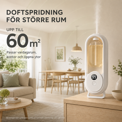 Automatisk doftspridare – väggmonterad eller fristående