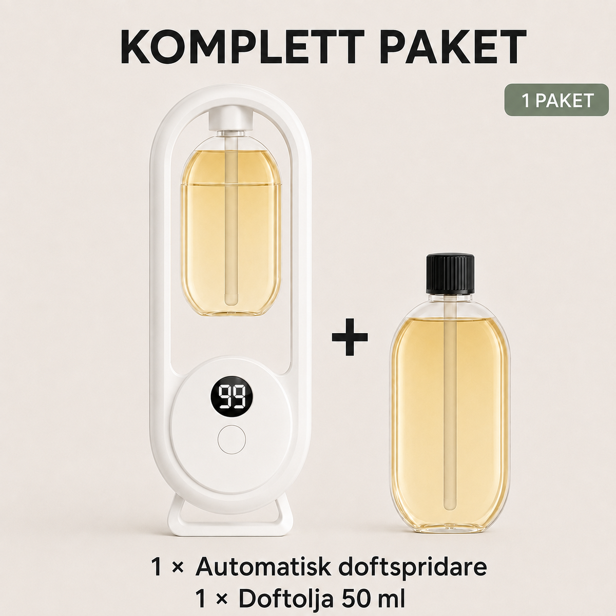 Automatisk doftspridare – väggmonterad eller fristående