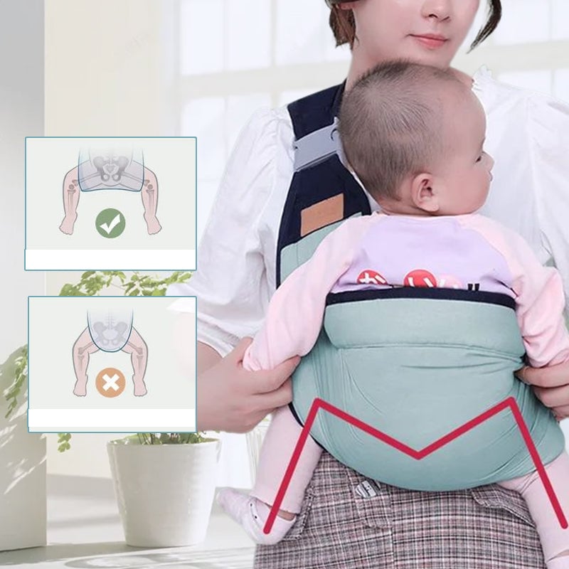 👶 50% RABATT NU!Justerbar bärbar rem för enkel axel | Lätt och andningsbar höftrem i nät, lämplig för både pojkar och flickor🍼✨
