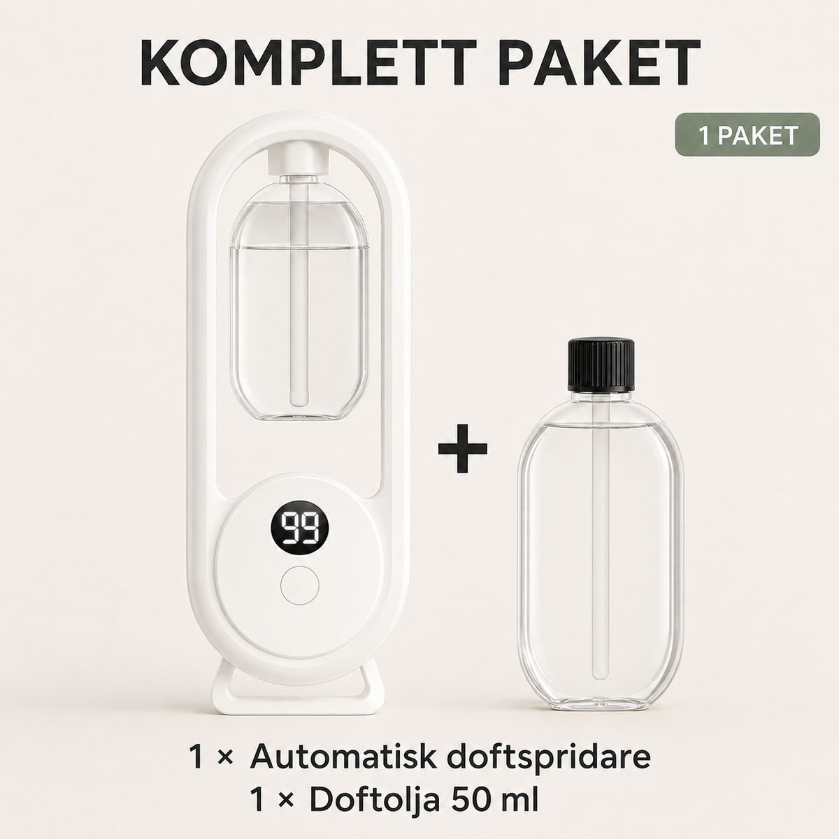 Automatisk doftspridare – väggmonterad eller fristående