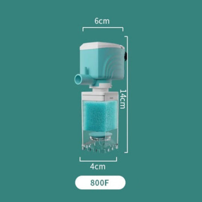 🐠Automatiskt Akvariefiltersystem🌟Effektivt och Lättatt Använda för Ett Rent Akvarium!
