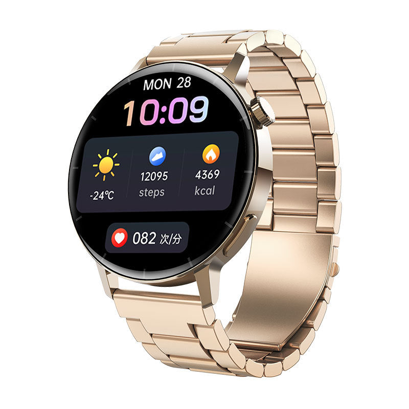 ✨⌚50 % RABATT | Ultratunn Smartklocka för Herr – Bluetooth-samtal, 50+ Sportlägen & IP68 Vattentålig