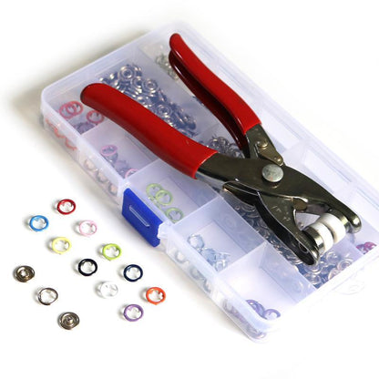 🧵 40% RABATT! 🔘 DIY-knappknäppningssats – Komplett Toolkit, Enkel Att Använda & Förstärker Dina Kläder ✂️
