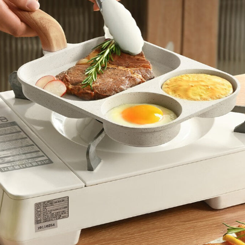 🔥🎁Nyhet 50 % RABATT🔥⏳Tidsbegränsat specialerbjudande⏰3-i-1 delbar nonstick-stekpanna