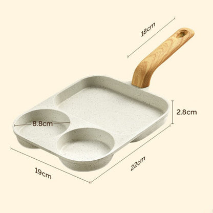 🔥🎁Nyhet 50 % RABATT🔥⏳Tidsbegränsat specialerbjudande⏰3-i-1 delbar nonstick-stekpanna