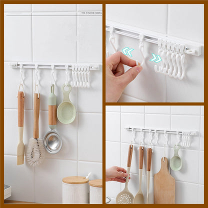🧺Köp 1 få 1 gratis🔥! S‑formad vägghängare utan borrning – justerbara krokar, slagfri montering & mångsidig förvaring – perfekt för kök, badrum och hall 🏠✨