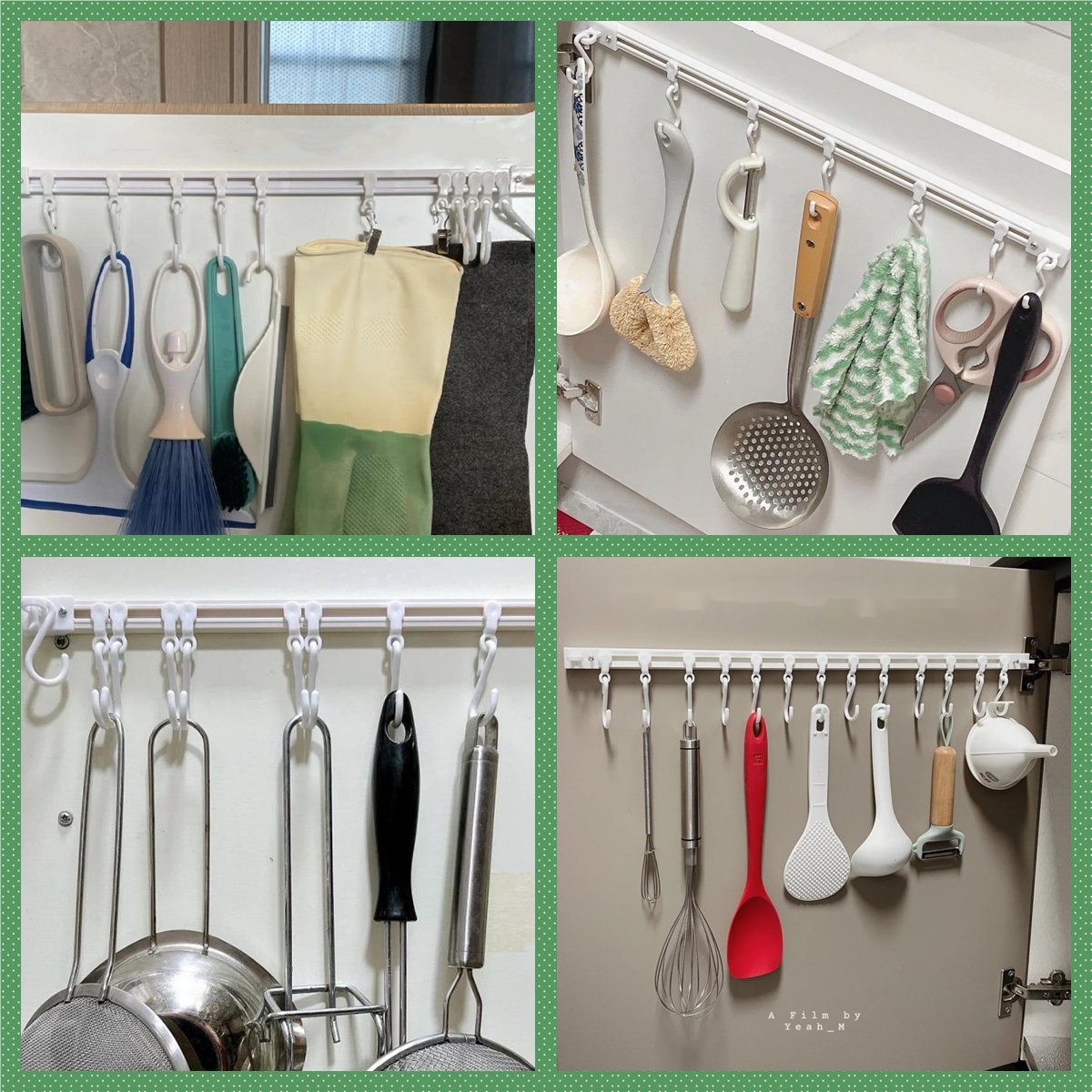 🧺Köp 1 få 1 gratis🔥! S‑formad vägghängare utan borrning – justerbara krokar, slagfri montering & mångsidig förvaring – perfekt för kök, badrum och hall 🏠✨