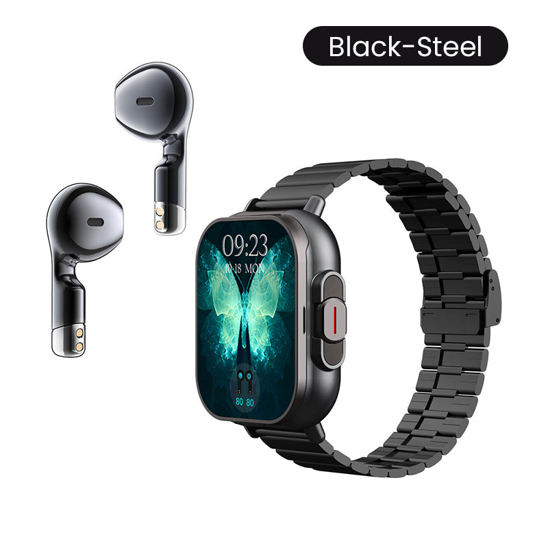 🔥Ny ankomst 202🔥2-i-1 Bluetooth-hörlurar Smartwatch