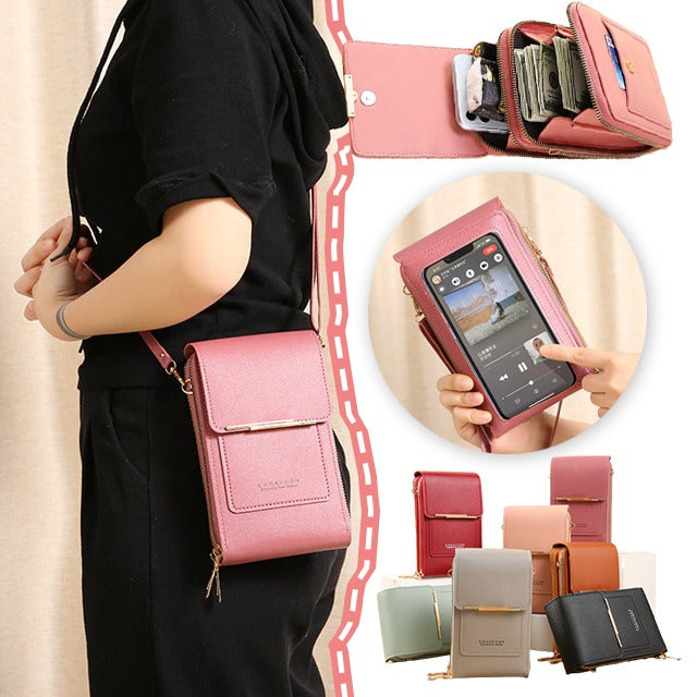 🔥💐SPRING DAY SALE £8.99!!⚡50K+ SOLD!🎁Women's Touch Screen Mobile Phone Messenger bag🤩