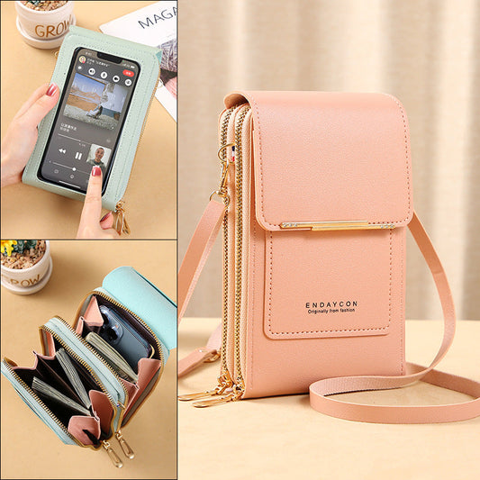 🔥💐SPRING DAY SALE £8.99!!⚡50K+ SOLD!🎁Women's Touch Screen Mobile Phone Messenger bag🤩