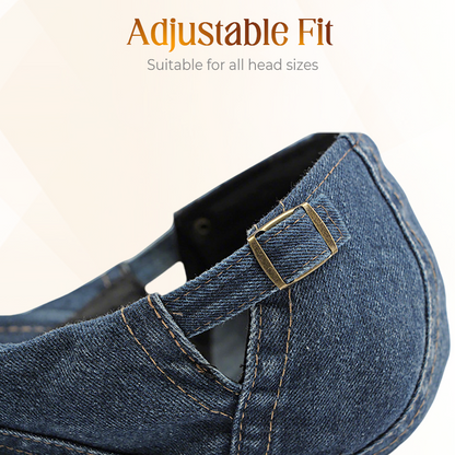 🍃Unisex jeans-nyhetsgubbehatt👒