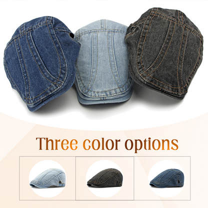 🍃Unisex jeans-nyhetsgubbehatt👒