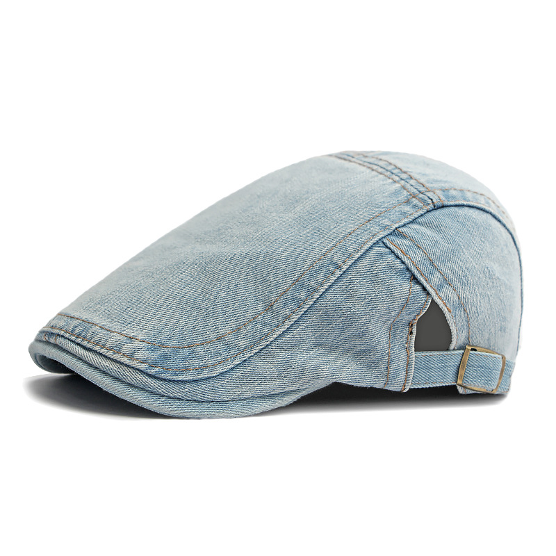 🍃Unisex jeans-nyhetsgubbehatt👒