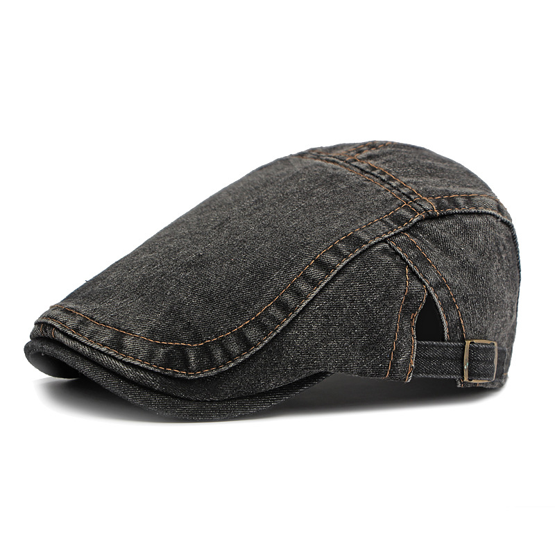 🍃Unisex jeans-nyhetsgubbehatt👒