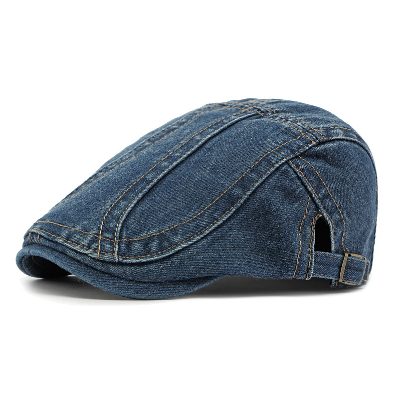 🍃Unisex jeans-nyhetsgubbehatt👒