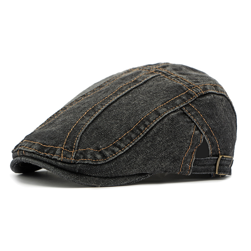 🍃Unisex jeans-nyhetsgubbehatt👒